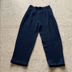 St. John Navy Knit Pants
